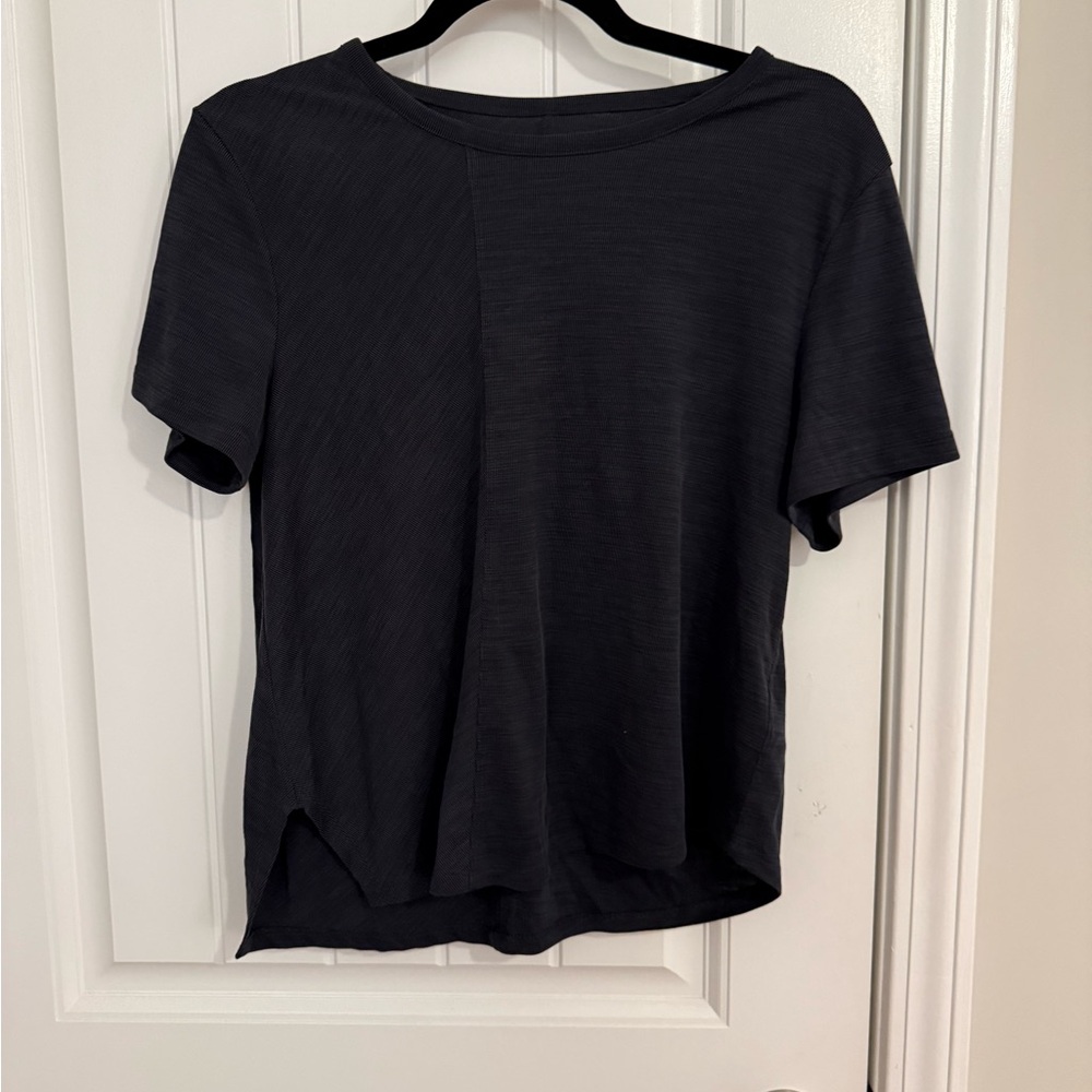 Athleta Black Short Sleeve Tee